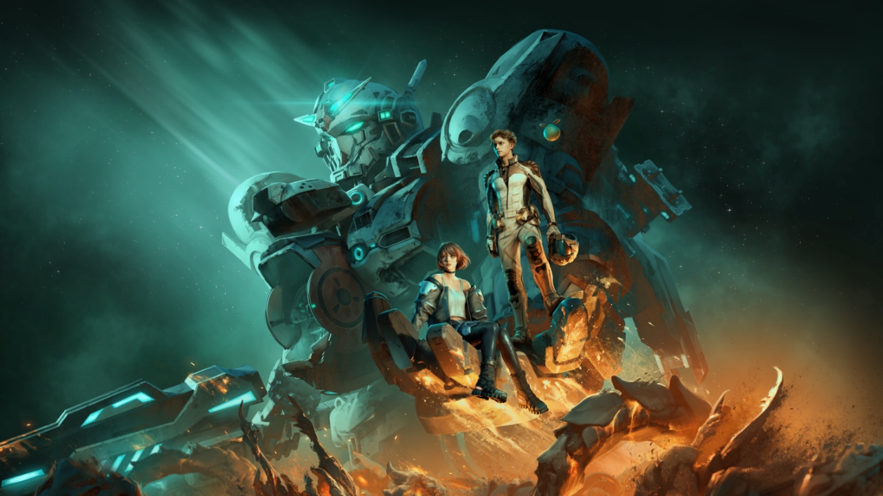 Arte conceitual de Mobile Suits inéditos de Gundam Rogue Orbit