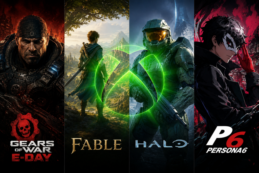 Xbox Games Showcase 2026: Gears of War E-Day, Fable, Persona 6 e mais destaques do evento