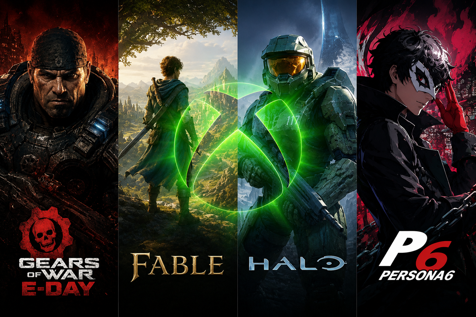 Xbox Games Showcase 2026: Gears of War E-Day, Fable, Persona 6 e mais destaques do evento