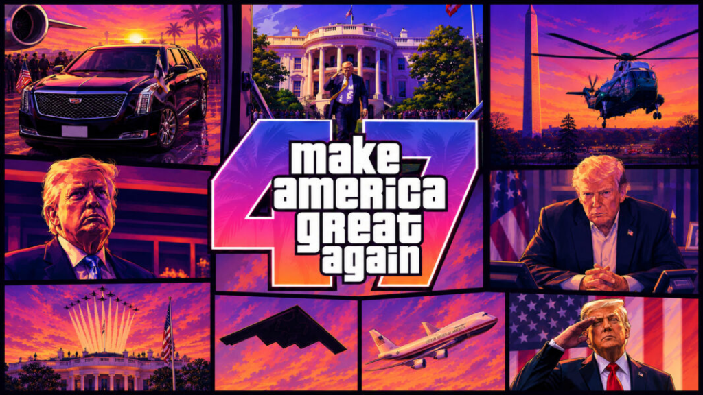 Meme de GTA 6 da Casa Branca com Trump chama atenção nas redes sociais