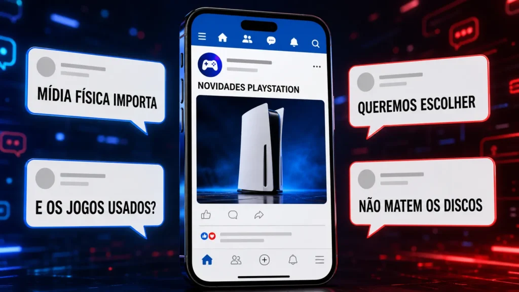 Jogadores cobram explicações do PlayStation sobre jogos em disco